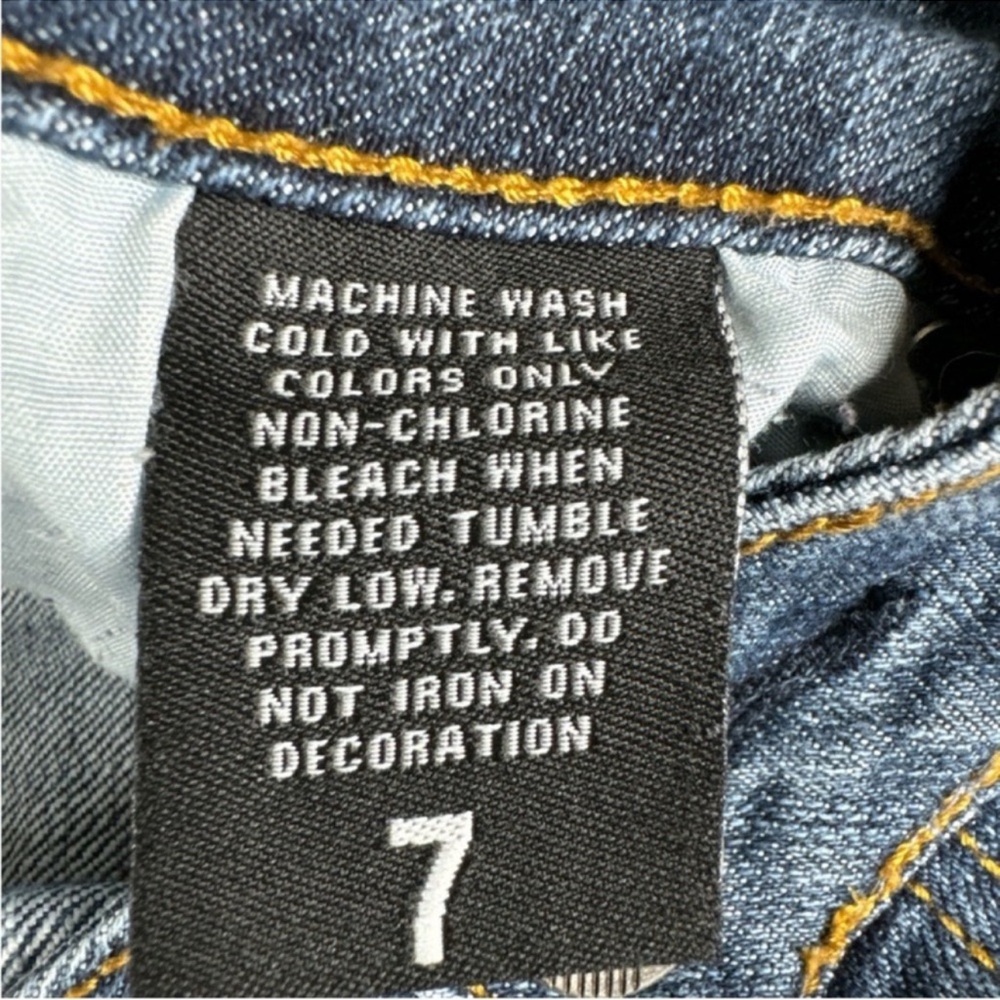 DAZL Low Rise Skinny Jeans, Decorative Pockets, Size 7. - Picture 9 of 12